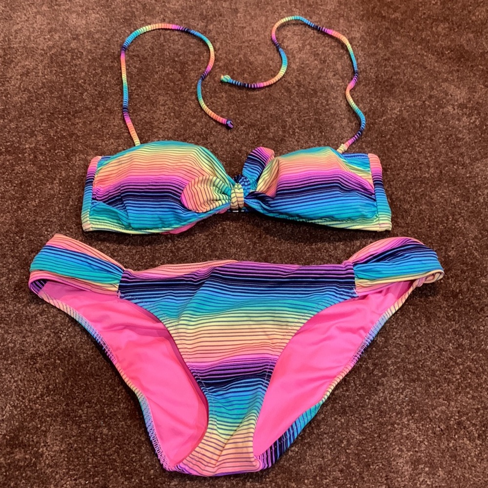 Victorias Secret Multi Color Bathing Suit